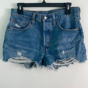 Levis 501 jean shorts